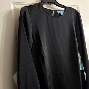 Elegant Black Long Sleeve blouse